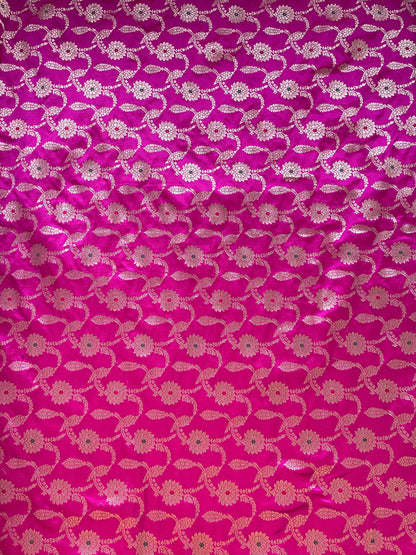 Rani Katan Upada Meenakari Fabric