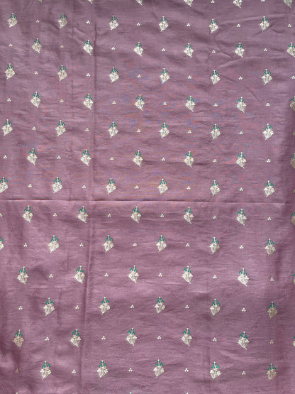 Handloom Mulberry Silk Lavender Fabric