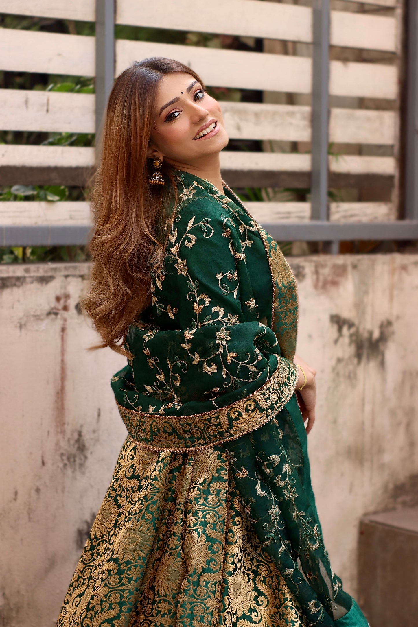 Jamawar Ghagra Set