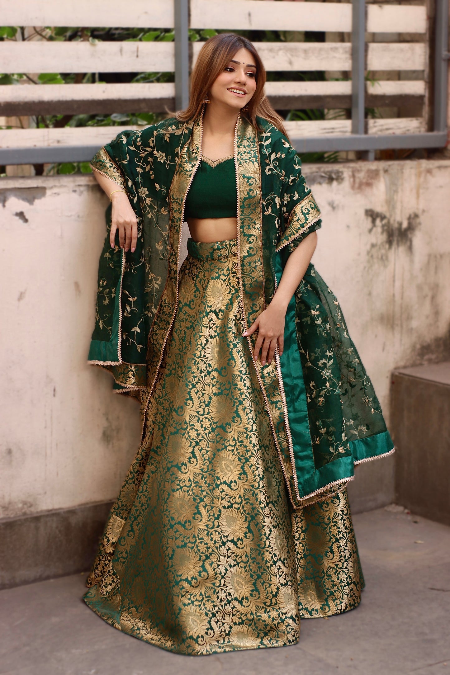 Jamawar Ghagra Set