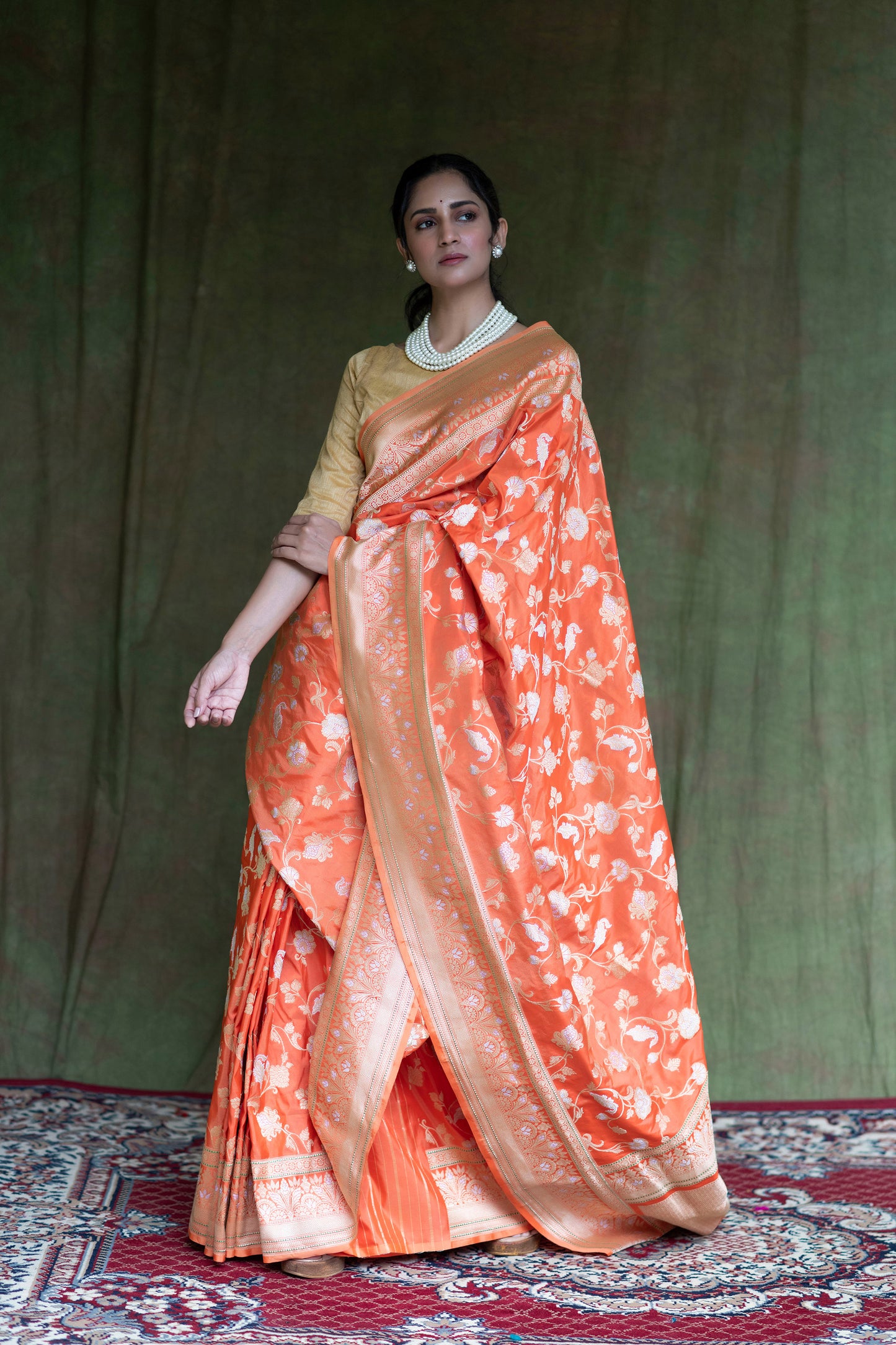 Katan Kadhua Jangla Saree (Bridal)