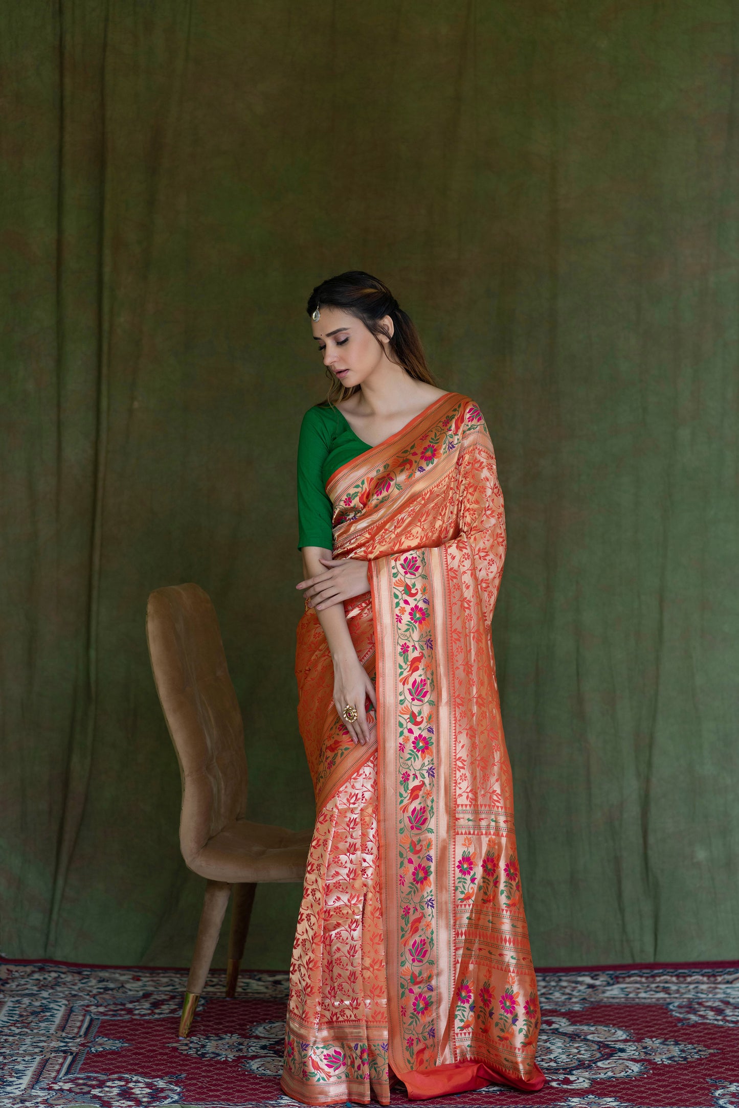 Kimkhwab Uppada Saree