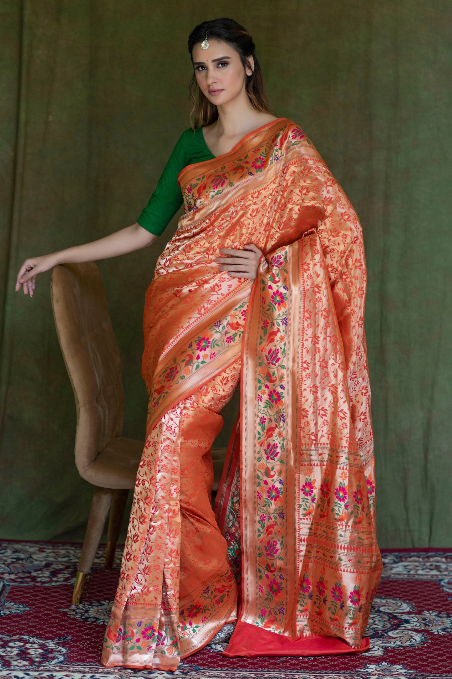 Kimkhwab Uppada Saree