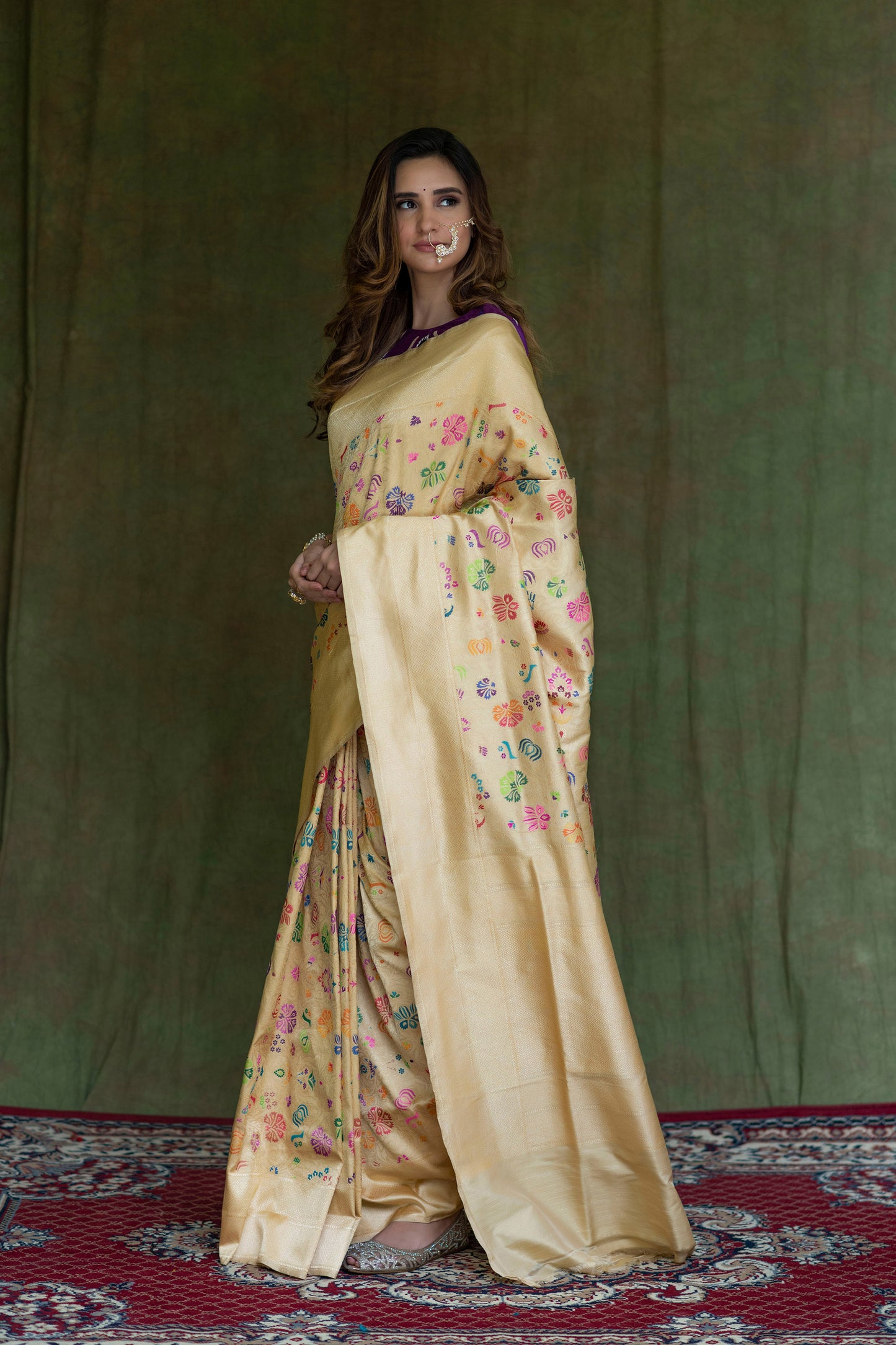 Navratna Kimkhwab Saree