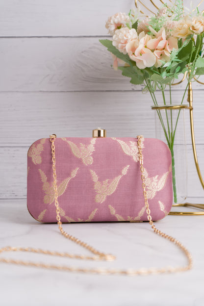 Mulberry Half Drop Lavender Clutch