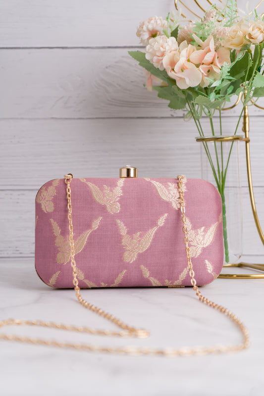 Mulberry Half Drop Lavender Clutch