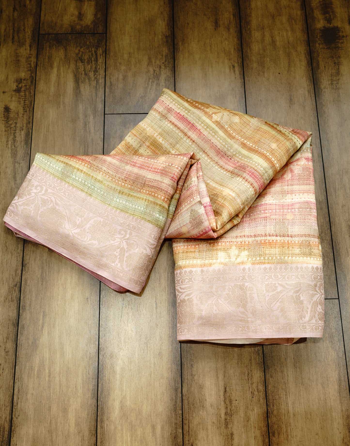 Handloom Chiniya Printed Saree