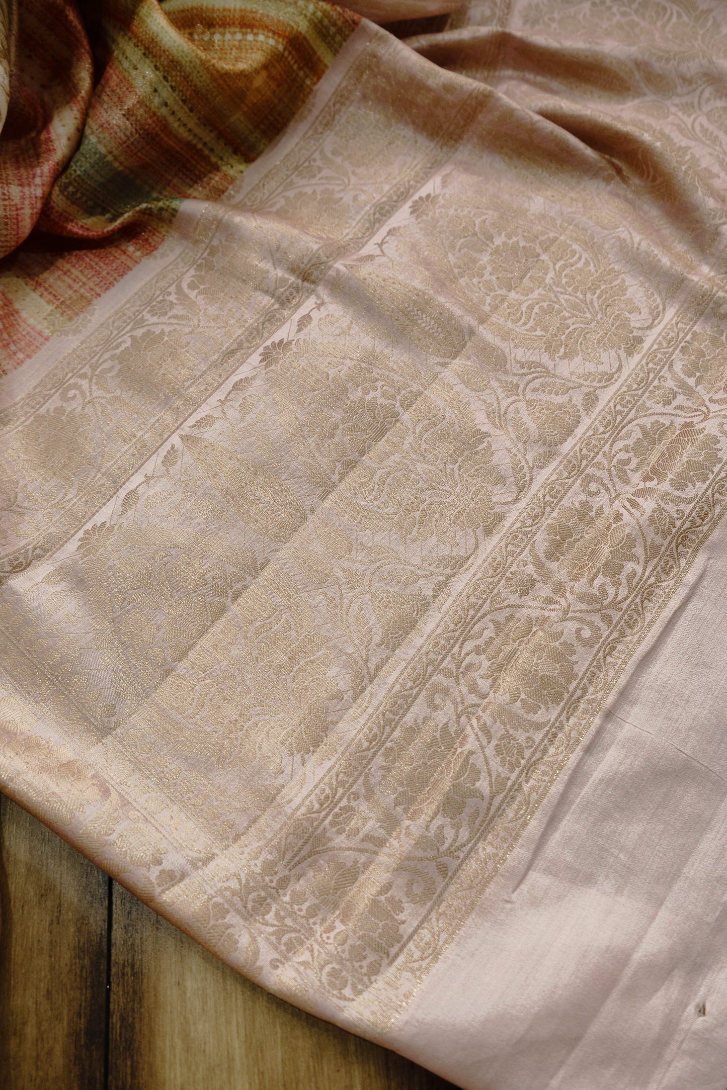 Handloom Chiniya Printed Saree